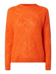 Pomarańczowy sweter Gant w stylu casual z wełny
