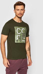 Zielony t-shirt Jack & Jones z nadrukiem