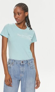 T-shirt Pepe Jeans z okrągłym dekoltem w stylu casual