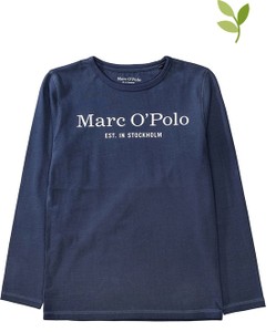 Granatowa koszulka dziecięca Marc O'Polo z bawełny