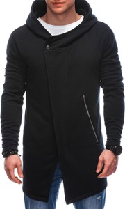 Czarna bluza Edoti z bawełny w młodzieżowym stylu
