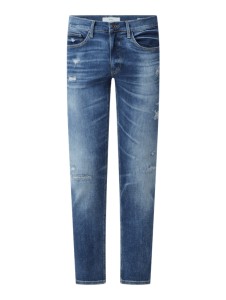 Niebieskie jeansy Brax z bawełny w stylu casual