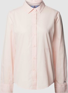Różowa koszula Tommy Hilfiger z bawełny