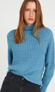 Niebieski sweter Gate w stylu casual