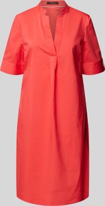 Sukienka comma, mini z dekoltem w kształcie litery v z bawełny