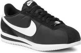 Czarne buty sportowe Nike cortez z płaską podeszwą