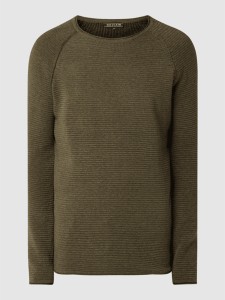 Zielony sweter Review z bawełny