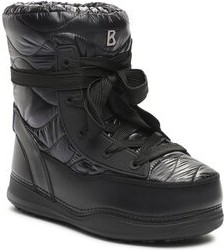 Czarne buty zimowe Bogner