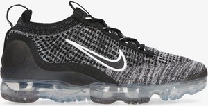 Czarne buty sportowe Nike sznurowane vapormax z płaską podeszwą