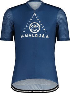 Niebieski t-shirt Maloja