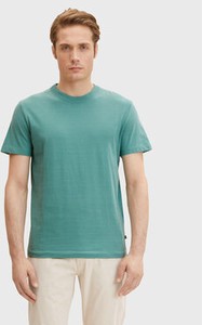 Zielony t-shirt Tom Tailor z krótkim rękawem