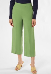 Zielone spodnie Zero z lnu