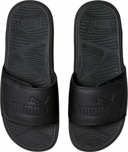 Czarne buty letnie męskie Puma w sportowym stylu