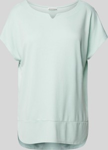 Miętowy t-shirt Tom Tailor z okrągłym dekoltem