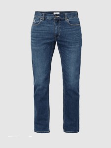 Niebieskie jeansy Montego w stylu casual z jeansu