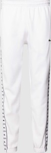 Spodnie Lacoste z bawełny