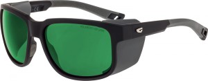 Okulary górskie z polaryzacją uniseks GOG MAKALU T E455-2P - zielone