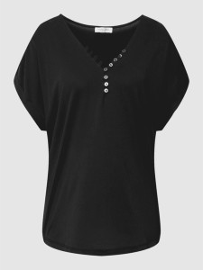 Bluzka Christian Berg Woman z dekoltem w kształcie litery v w stylu casual