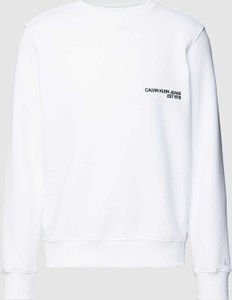 Bluza Calvin Klein z bawełny z nadrukiem w stylu casual