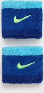Nike opaski na nadgarstek 2-pack kolor niebieski