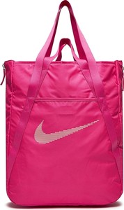 Różowa torba sportowa Nike w sportowym stylu