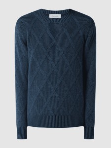 Sweter Gran Sasso z okrągłym dekoltem z wełny w stylu casual