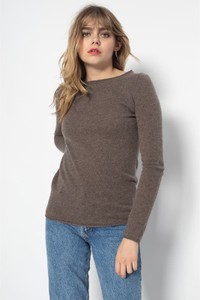Brązowy sweter Perfect Cashmere z kaszmiru