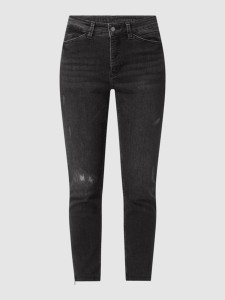 Czarne jeansy MAC z bawełny w stylu casual