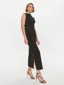 Sukienka Calvin Klein z okrągłym dekoltem bez rękawów