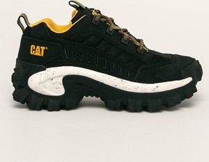 Czarne buty sportowe Caterpillar z płaską podeszwą