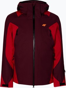 Czerwona kurtka 4F krótka w sportowym stylu