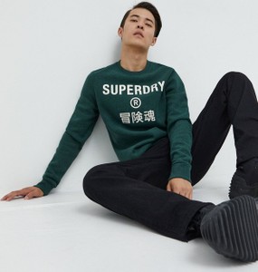 Zielona bluza Superdry