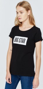 Bluzka Big Star z okrągłym dekoltem z krótkim rękawem