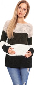 Peekaboo Sweter Ciążowy Model 70019 Khaki