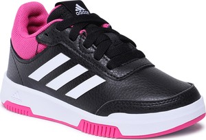 Czarne buty sportowe dziecięce Adidas dla dziewczynek sznurowane