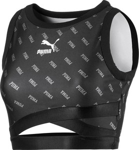 Bluzka Puma z okrągłym dekoltem z długim rękawem w sportowym stylu