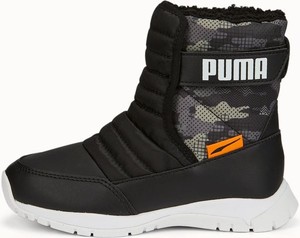 Czarne buty dziecięce zimowe Puma
