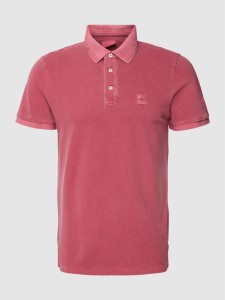 Różowa koszulka polo S.Oliver z krótkim rękawem