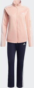 Różowy dres Adidas z dresówki