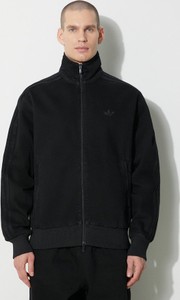 Czarna kurtka Adidas Originals krótka w stylu casual