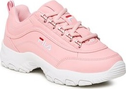 Różowe buty sportowe dziecięce Fila sznurowane dla dziewczynek