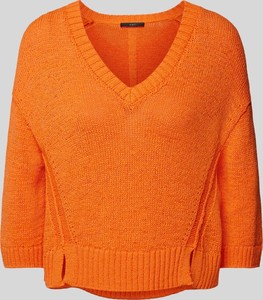 Pomarańczowy sweter Peek&Cloppenburg w stylu casual