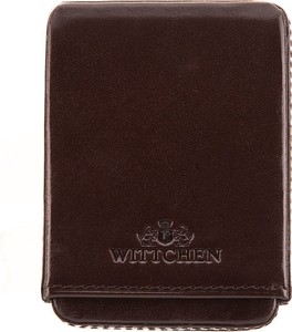 Wittchen Etui na wizytówki skórzane dwuczęściowe