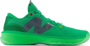 Zielone buty sportowe New Balance sznurowane