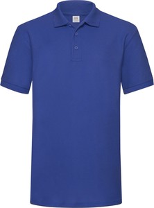 Niebieska koszulka polo Fruit Of The Loom z bawełny