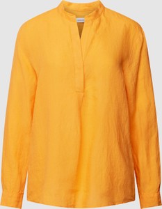 Żółta bluzka Seidensticker w stylu casual z długim rękawem