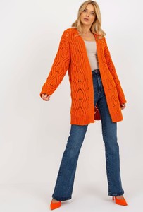 Pomarańczowy sweter Badu z wełny