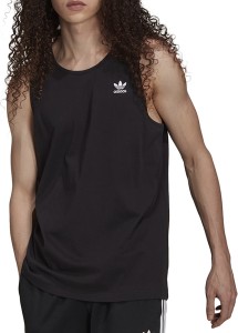 Czarny t-shirt Adidas z bawełny