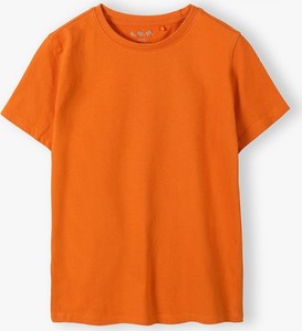Pomarańczowa koszulka dziecięca 5.10.15. z krótkim rękawem dla chłopców