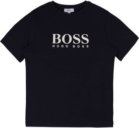 Granatowa koszulka dziecięca Boss